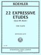 Kohler 22 Expressive Etudes Op. 89, Book I for Flute (edited by Stephanie Jutt)