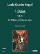 Rague 3 Duos Op. 8 for 2 Harps or Violin and Harp (Score/Parts) (edited by Anna Pasetti)