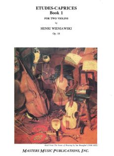 Wieniawski Etudes-Caprices Op.18 Vol.1 Violin (with Second Violin)