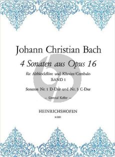 Bach 4 Sonaten aus Op.16 Vol.1