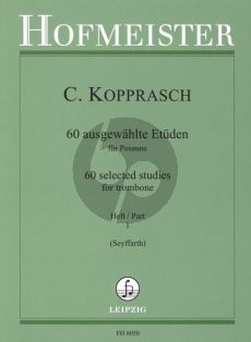 Kopprasch 60 Ausgewahlte Etuden Vol.1 Posaune (Franz Seyffarth)