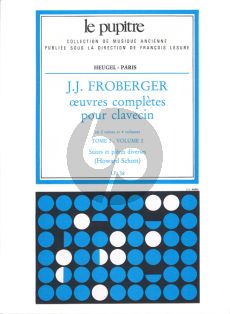 Froberger Oeuvres Complètes de Clavecin Tome 2 Vol.2 (Howard Schott) (Le Pupitre)