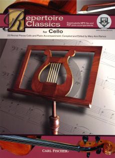 Repertoire Classics for Cello (23 Pieces) (Bk-Audio Online)