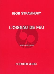 Strawinsky L'Oiseau du Feu Suite Study Score