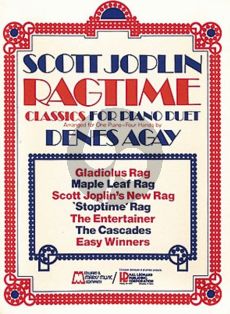Joplin Ragtime Classics piano 4 hds