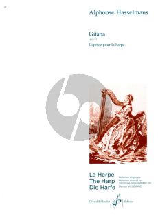Hasselmans Gitana Op. 21 pour Harpe