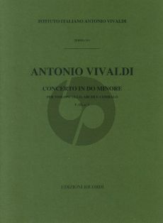 Vivaldi Concerto c minor F.III n.1 Violoncello-Archi-Cembalo