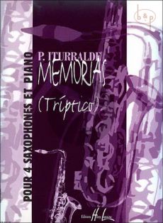 Memorias 4 Saxophones[SATB]-Piano Score/Parts