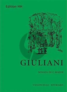 Giuliani Sonate C-Dur Violoncello und Cembalo[Klavier] (Edited by A. Cirillo)