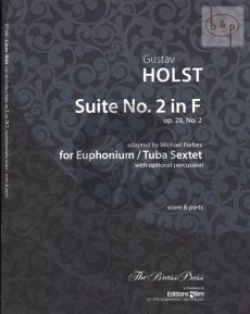 Suite No.2 in F Op.28 No.2 (Euph./Tuba Sextet) (with opt. percussion)