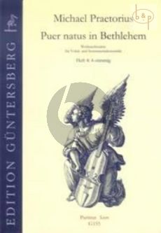 Puer natus in Bethlehem (Christmas Settings for Vocal and Instr.Ens.) Vol.4 (4 Part)