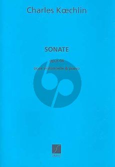 Koechlin Sonate Op.66 Violoncelle et Piano