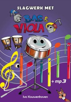 Slagwerk met Bas en Viola (Boek met Mp3)