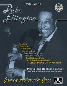 Ellington Jazz Improvisation Vol.12 Duke Ellington for Any C, Eb, Bb, Bass Instrument or Voice - Intermediate/Advanced (Bk-Cd)