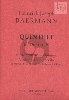 Quintett Es-dur Op.19 (Klar.Bb)