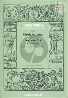 Lezzione 3.a Mercordi Santo (Passionsmotette) (Soprano-Basso (not exposed)