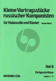 Album Kleine Vortragstucke russischer Komponisten Vol.2 (Ribke) (Fortgeschrittene) (Lagen 1 / 2 - 7)