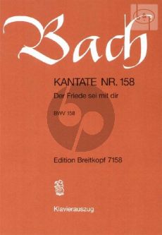 Bach Kantate No.158 BWV 158 - Der Friede si mit dir (Deutsch) (KA)