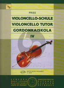 Friss Violoncello Tutor Vol.4