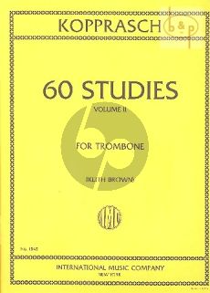 60 Studies for Trombone Vol.2