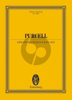 Purcell Ode on St.Cecilia's Day 1692 (edited by Chr.Hogwood)