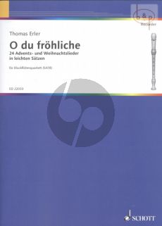 O Du Frohliche (24 Advents- & Weihnachtslieder in leichten Satzen)