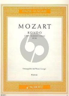 Mozart Rondo a-moll KV 511 Klavier (Walter Georgii)