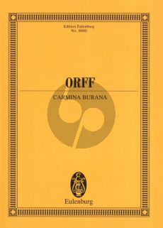 Orff Carmina Burana (soloists (STBar)-mixed choir (SATB)-children's choir and orchestra) (Study Score)