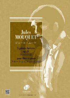 Mouquet 5 Pieces Breves Op.39 for Flute and Piano