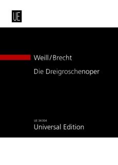 Weill Die Dreigroschenoper (Soloists-Choir-Orch.) (Study Score)