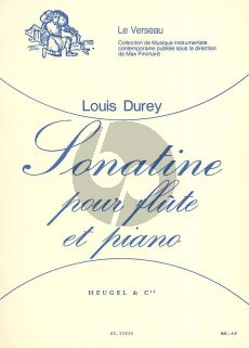 Durey Sonatine Opus 25 Flute et Piano