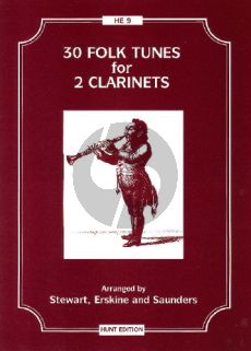 30 Folktunes for 2 Clarinets (arr. Robert Stewart)