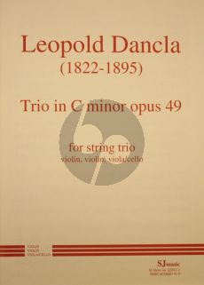Dancla Trio Op. 49 c-minor 2 Violins and Viola (or Cello) (Score/Parts)