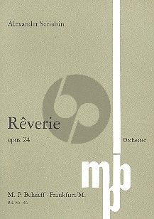 Scriabin Reverie e-moll Op. 24 Orchester (Studienpartitur) (1898)