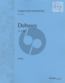 La Mer (3 Esquisses Symphoniques) (Study Score)