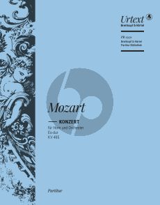 Mozart Konzert No.4 Es-dur KV 495 Horn-Orch. (Partitur)