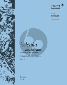 Zelenka Missa Dei Patris in C-major ZWV 19 Soli-Chor-Orch. Partitur (Reinhold Kubik)