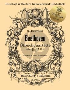 Beethoven Streichquartette Op.127 Op.130 Op.131 (Stimmen) (Engelbert Röntgen)