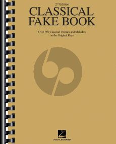 Album Classical Fake Book Melody Instruments (Over 850 Classical Themes and Melodies in the Original Keys) (2nd.ed.)