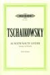 Tschaikovsky 20 Ausgewahlte Lieder (Tief) (Peters) (russ./deutsch)