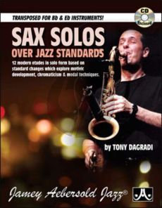 DaGradi Sax Solos over Jazz Standards Saxophone (Bk-Cd)