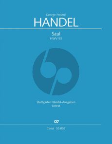 Handel Saul HWV 53 Soli-Choir-Orchrstra Full Score Soft Cover (engl./germ.) (edited by Felix Loy)