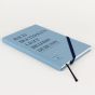 Henle Notebook,  Lined inner pages with a light blue cover