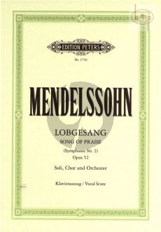 Lobgesang (Symphonie-Kantate) Op.52 (MWV A18) (Soli-Choir-Orch.)