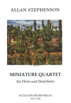 Stephenson Miniature Quartet Horn mit Vi.-Va.-Vc. (Part./Stimmen)