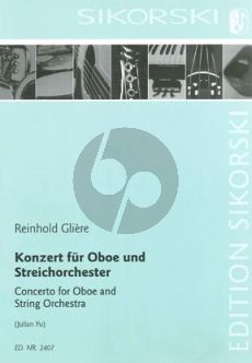 Gliere Konzert Oboe-Orchester Studienpart.