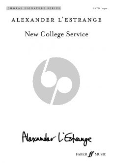 L'Estrange New College Service (Magnificat & Nunc Dimitis) SATB and Organ