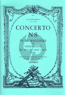 Boccherini Concerto No. 8 D-major G.478 Violoncello and Orchestra Edition for Violoncello and Piano (Edited by Aldo Pais)