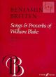 Songs & Proverbs of William Blake op.74