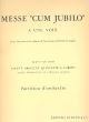Durufle Missa Cum Jubilo Op.11 Version pour orchestre reduit (Choeur-Orgue-Quintette a cordes et Harpe-Trompette-Timbales ad lib) partition) (Partition)